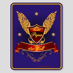 Fun Schild - Bester Papa der Welt