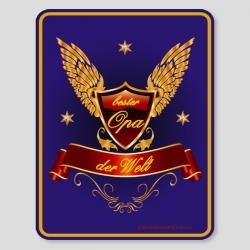 Fun Schild - Bester Opa der Welt