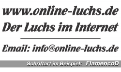 3-zeilige Folienschrift - 30 cm breit