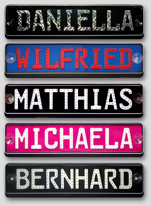 LED - Schild mit 8 Zeichen - LKW Namensschilder für LKW - Fahrer