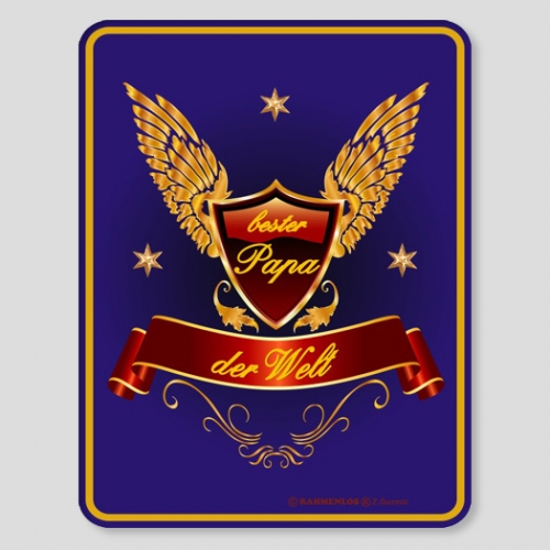 Fun Schild - Bester Papa der Welt
