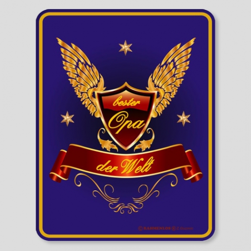 Fun Schild - Bester Opa der Welt